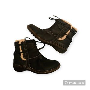 UGG Black Boots Rianna Size 10